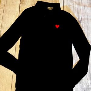 Black polo slim modern fit.